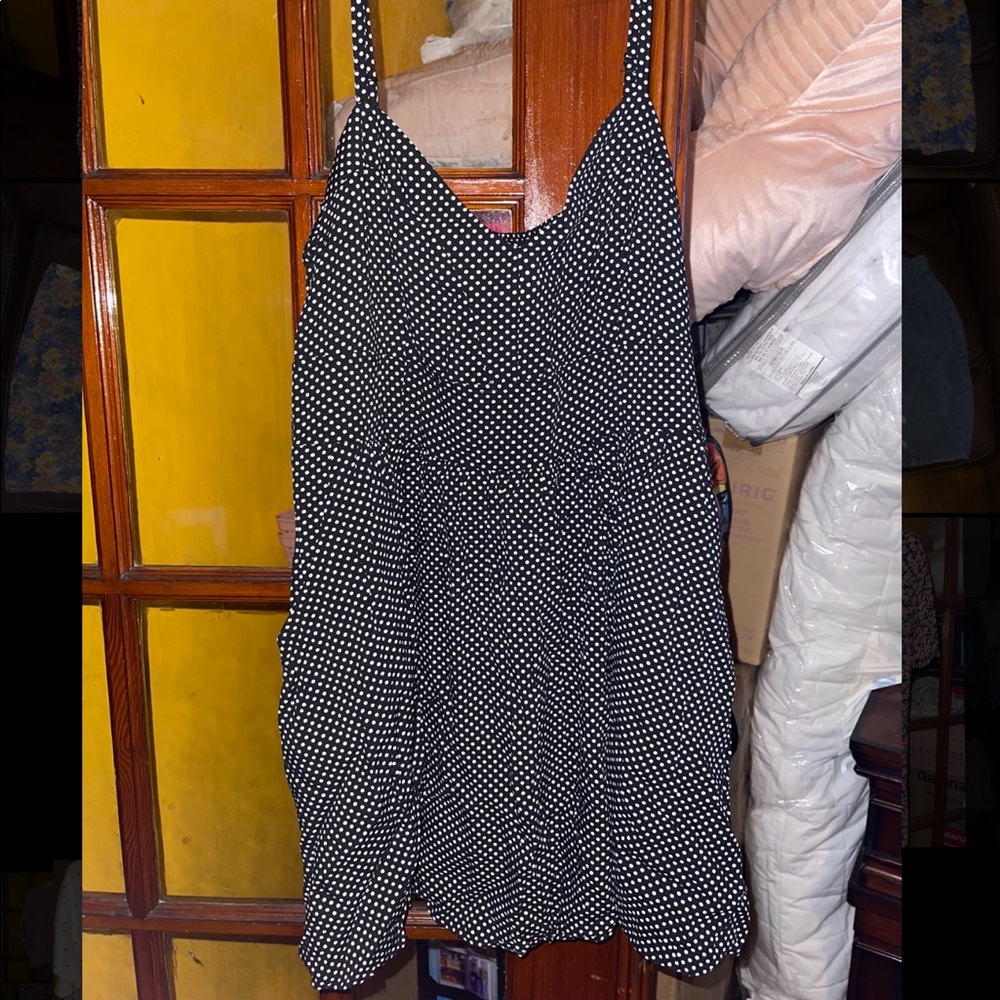 Express polka dot dress